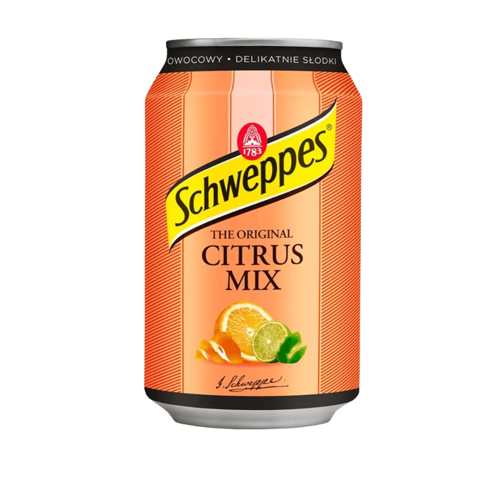 Schweppes Citrus Mix 330ml Round Can