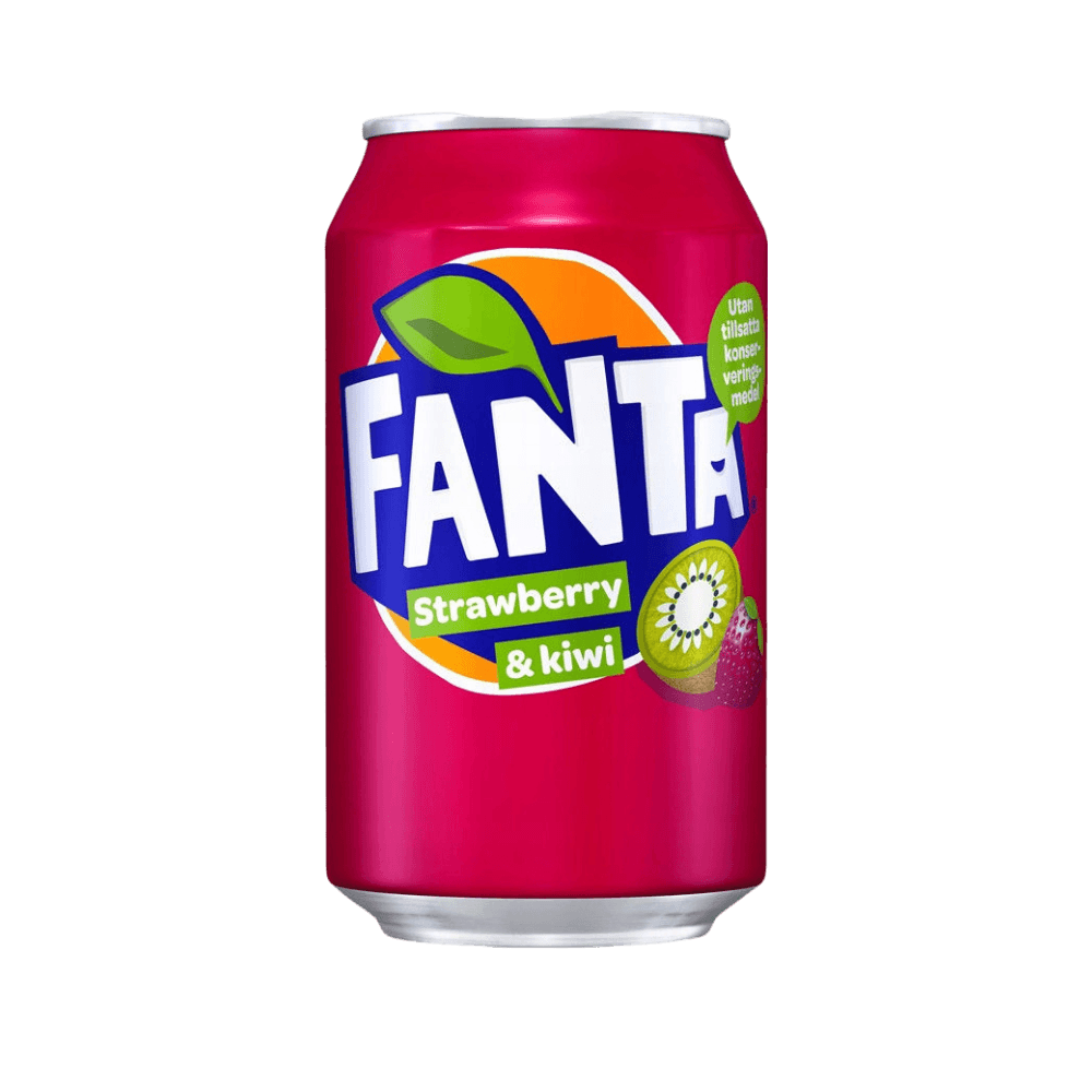 Fanta Strawberry-Kiwi 330ml round can