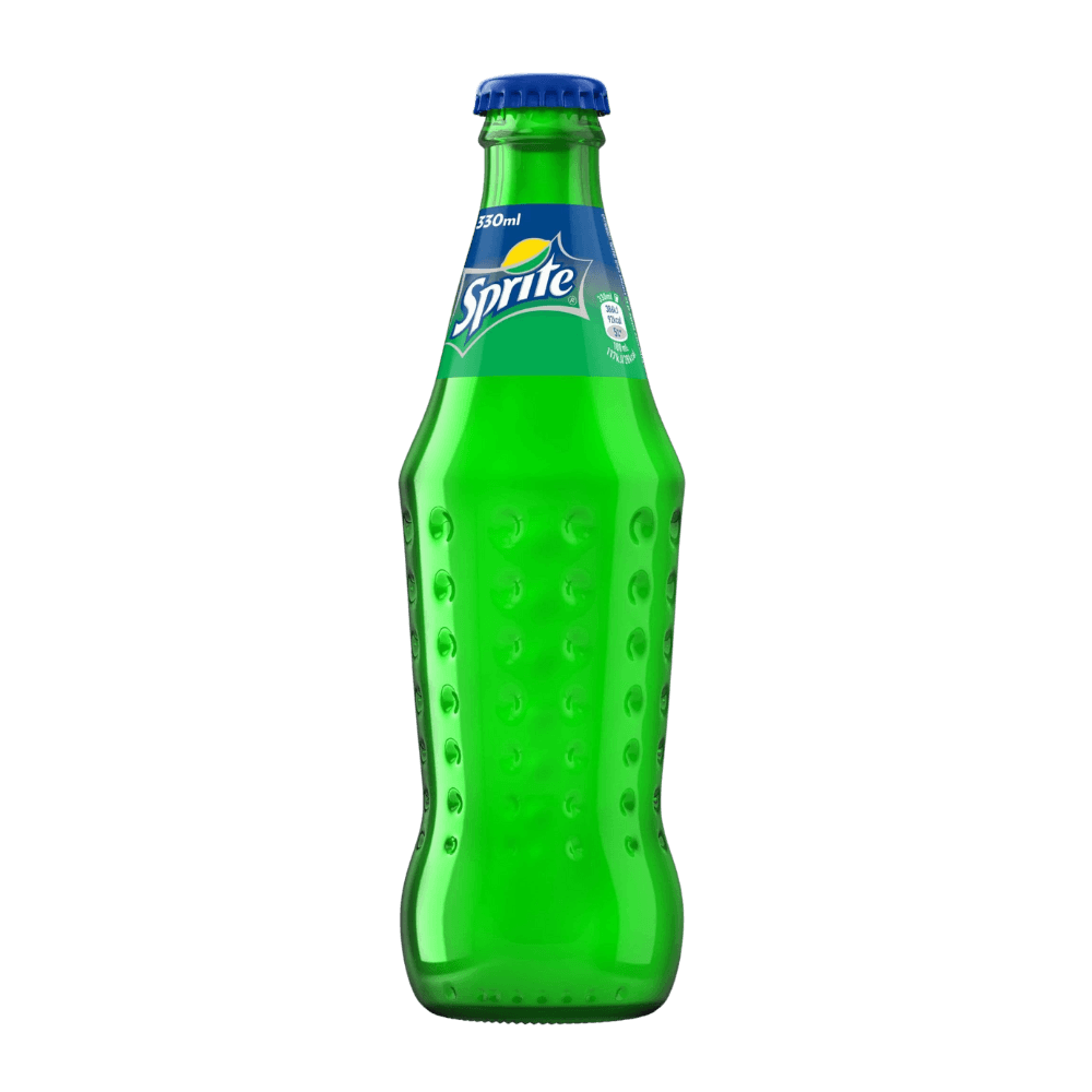Sprite glass bottle