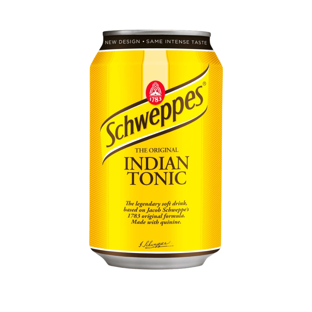 Schweppes Indian Tonic 330ml round can