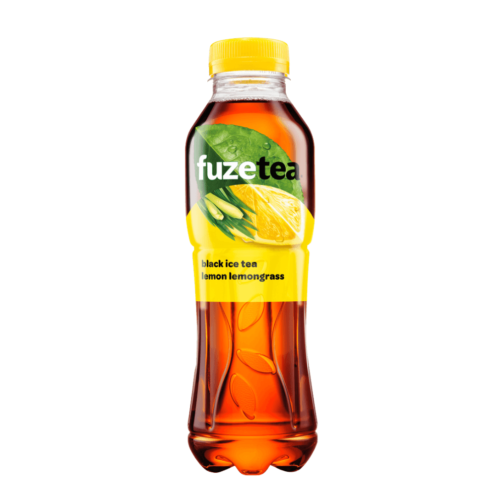 FuzeTea Black Ice Tea Lemon Lemongrass PET