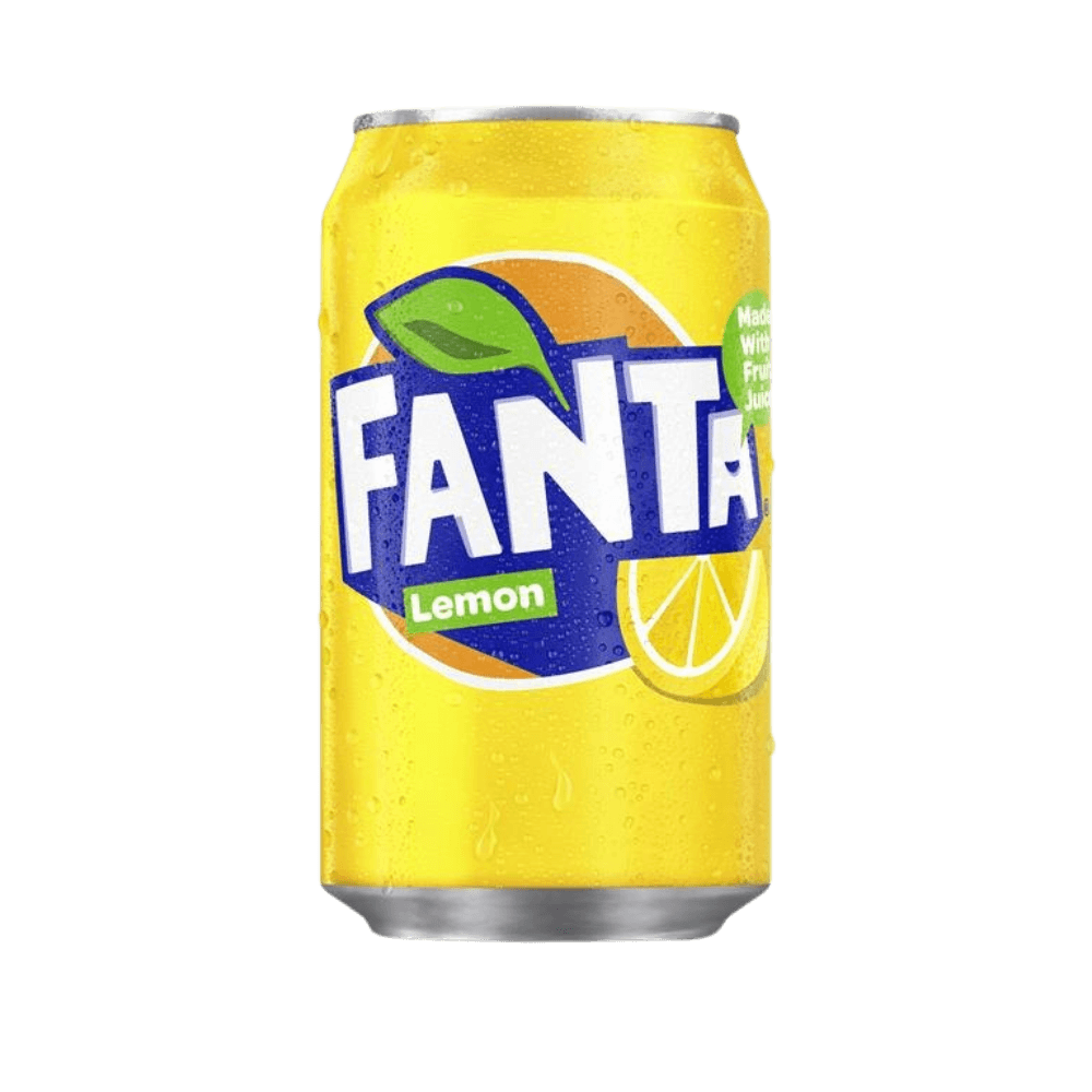 Fanta Lemon 330ml round can