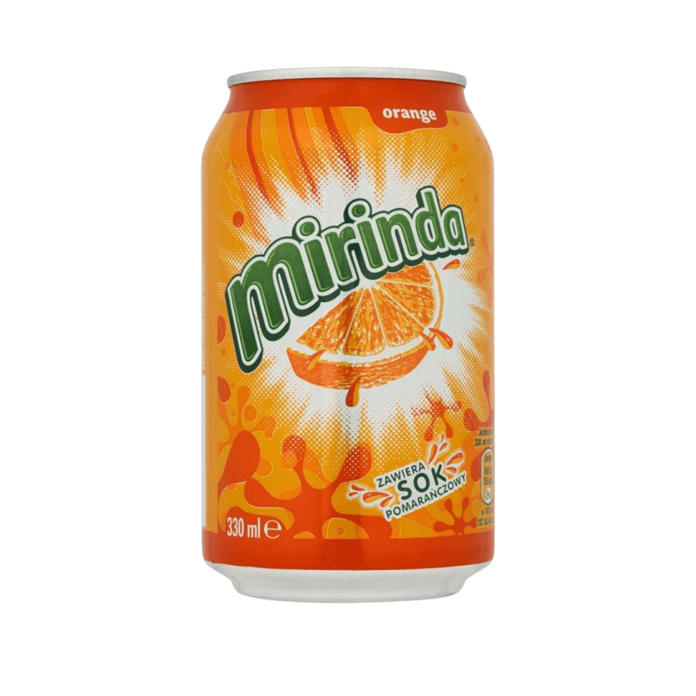 Mirinda Orange 330ml round can